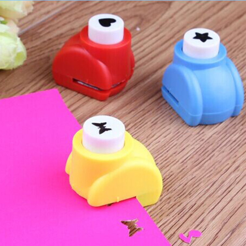 Paper Punch 3 Hole - Mini Perforadora de Flores para Scrapbooking,