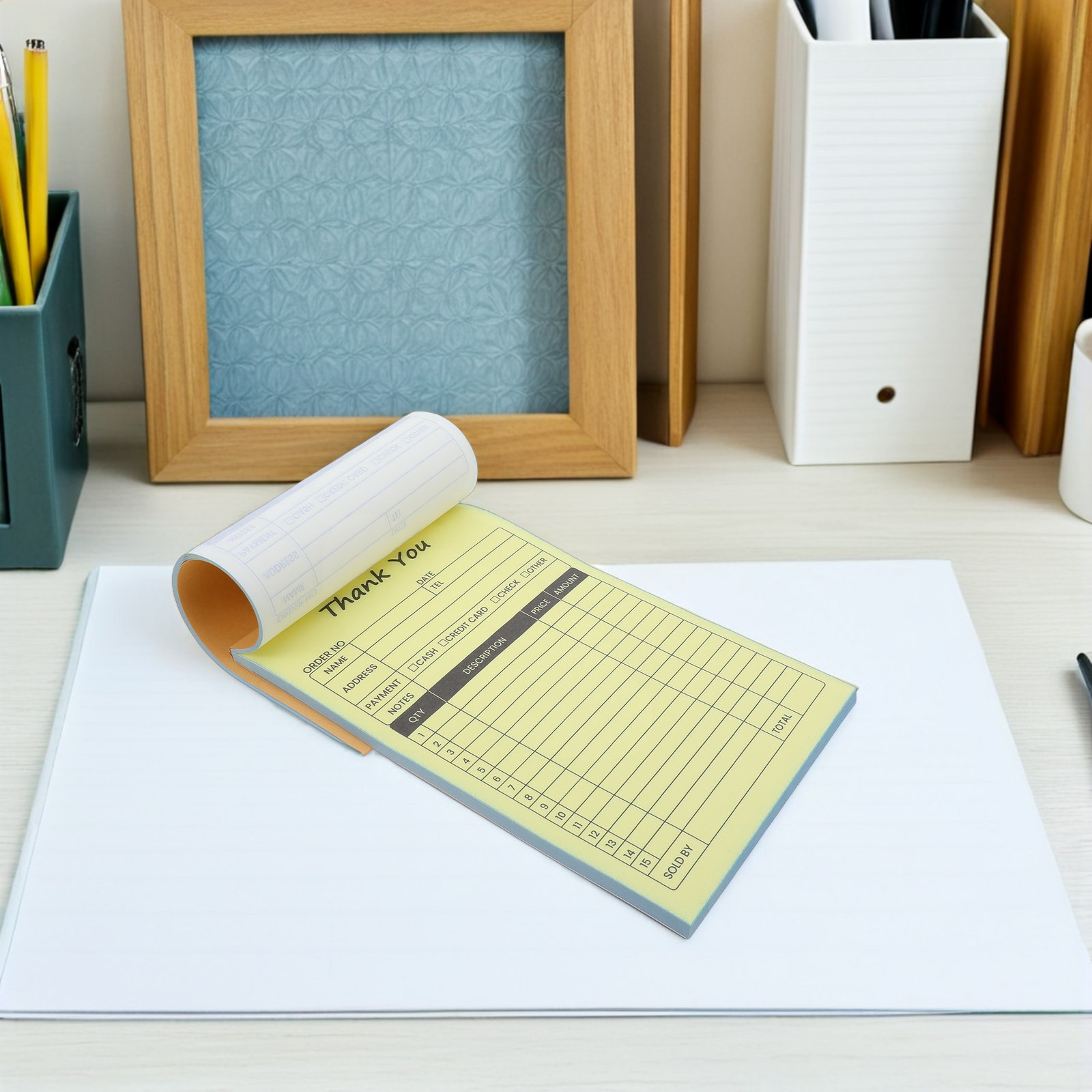 Carbon Copy Book - 2 Cuadernos de Facturas y Recibos,