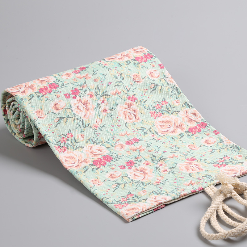 Estuche enrollable de lona Flo - Stationery Supplier reseña y precio