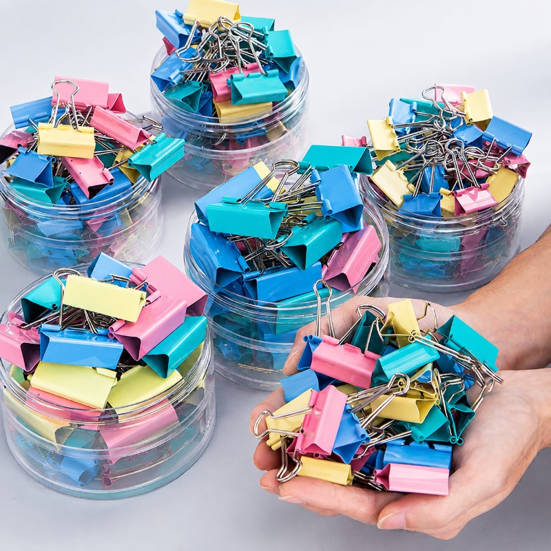 Juego de 40 clips metálicos la - Binder Clip Assorted reseña y precio