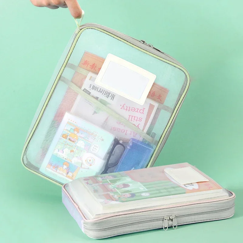 Carpeta de Archivos Transparen - Portfolio Folder Zip reseña y precio