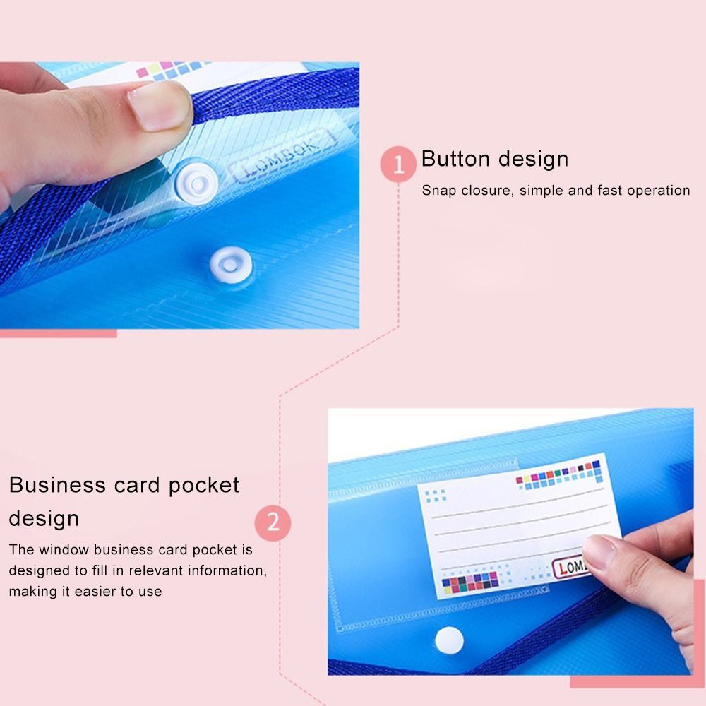 Carpeta de archivos con botón  - Stationery Supplier reseña y precio
