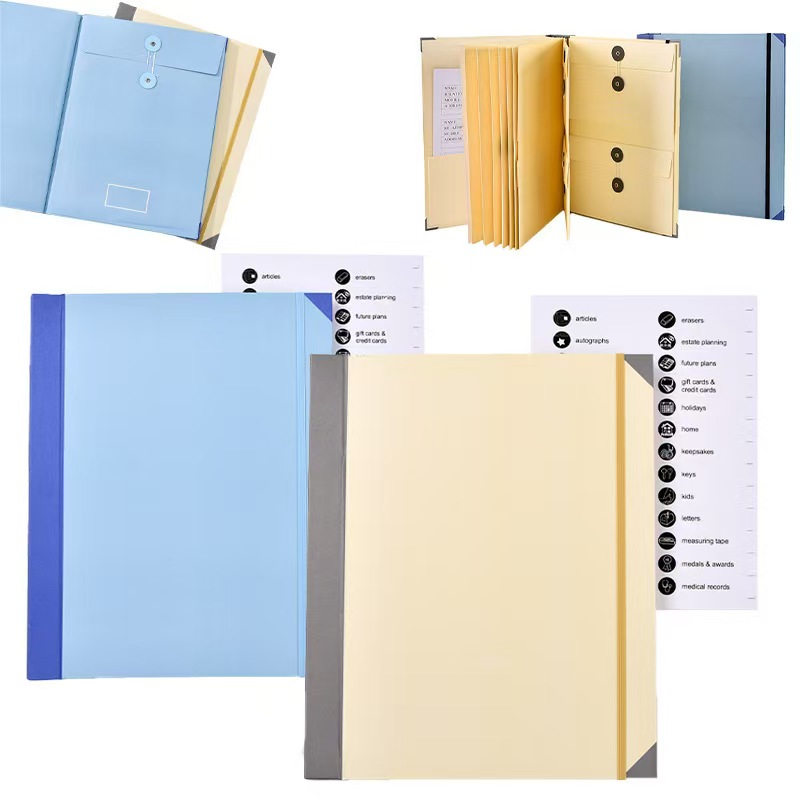 Carpetas de archivos con etiqu - Portfolio Folder Zip reseña y precio